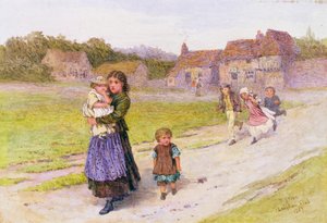 Etter skolen, 1867